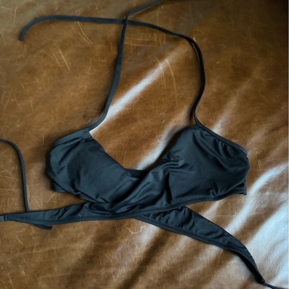 Abercrombie & Fitch Black Bikini Top